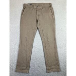 Alex Mill Pants Mens 32x30 Beige Regular Fit Cotton Canvas Chino Casual USA